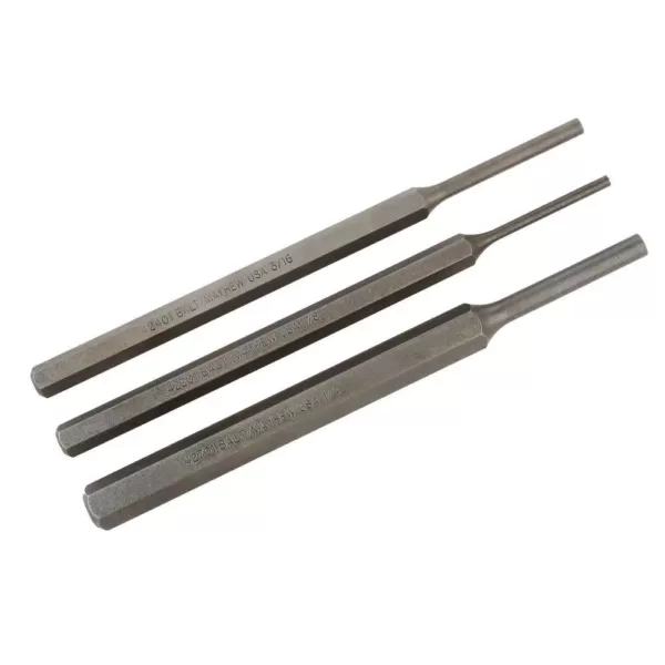 Mayhew Large Pin Punch Set (3-Piece)